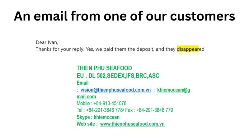 seafood suppliers in Vietnam 2